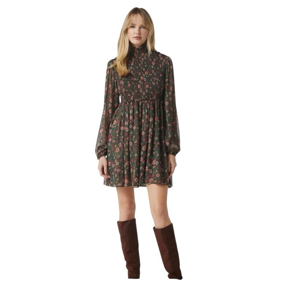 MISA LOS ANGELES | Jessa Dress Evergreen Blooms | size XS - Picture 2 of 16